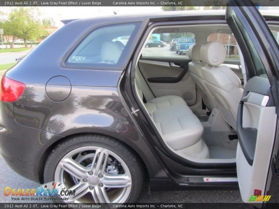 2012 Audi A3 2.0T Lava Gray Pearl Effect / Luxor Beige Photo #24