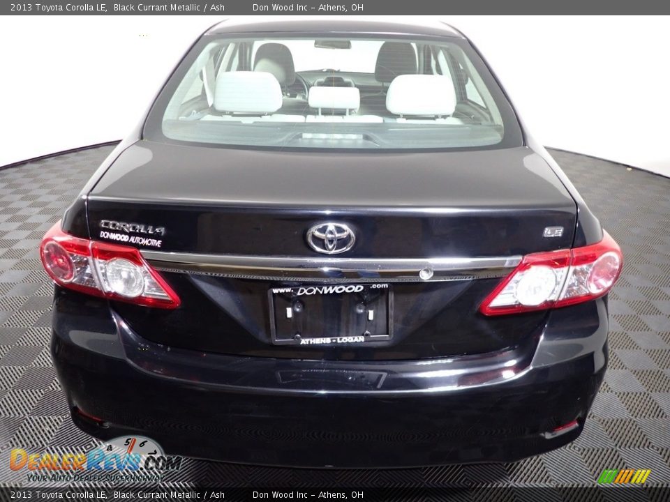 2013 Toyota Corolla LE Black Currant Metallic / Ash Photo #11