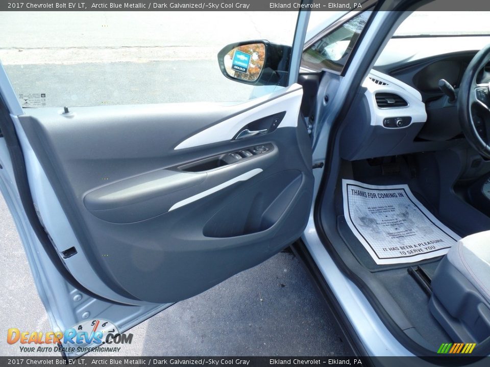 2017 Chevrolet Bolt EV LT Arctic Blue Metallic / Dark Galvanized/­Sky Cool Gray Photo #13