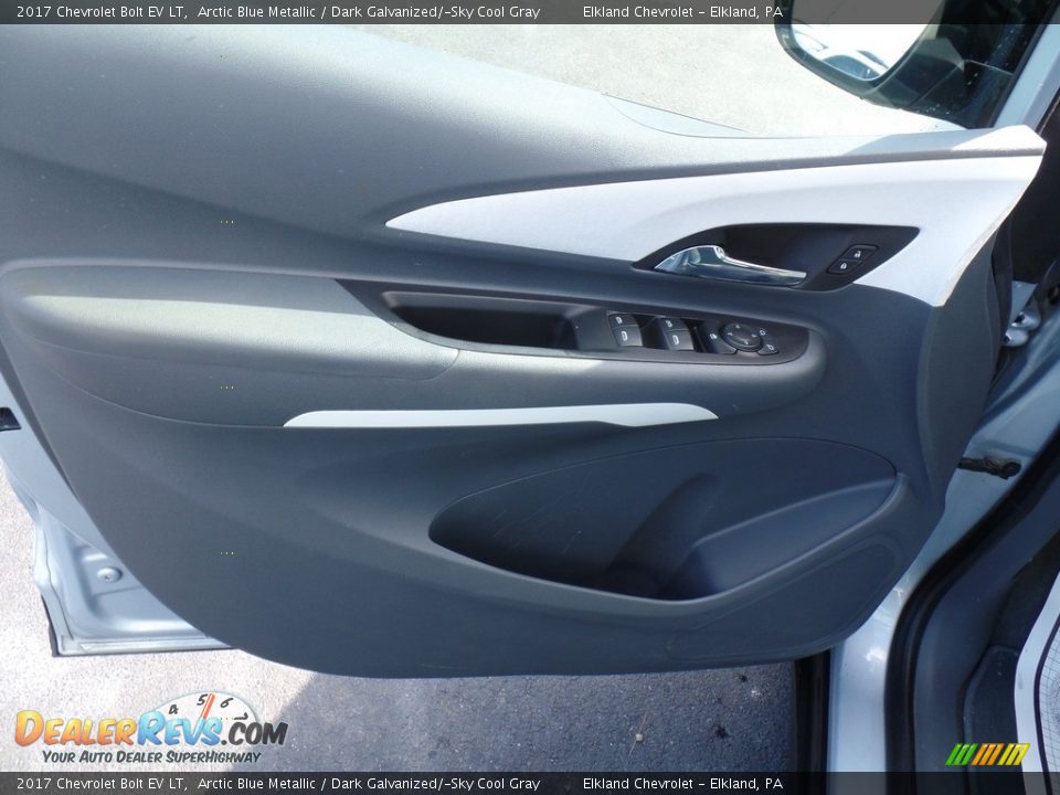 2017 Chevrolet Bolt EV LT Arctic Blue Metallic / Dark Galvanized/­Sky Cool Gray Photo #14