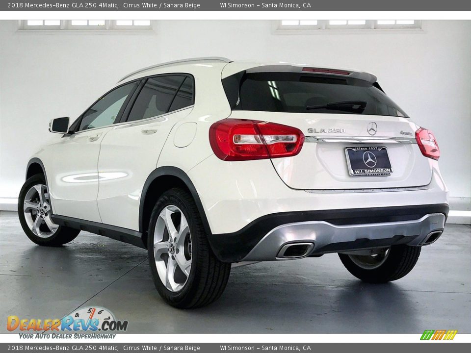 2018 Mercedes-Benz GLA 250 4Matic Cirrus White / Sahara Beige Photo #10