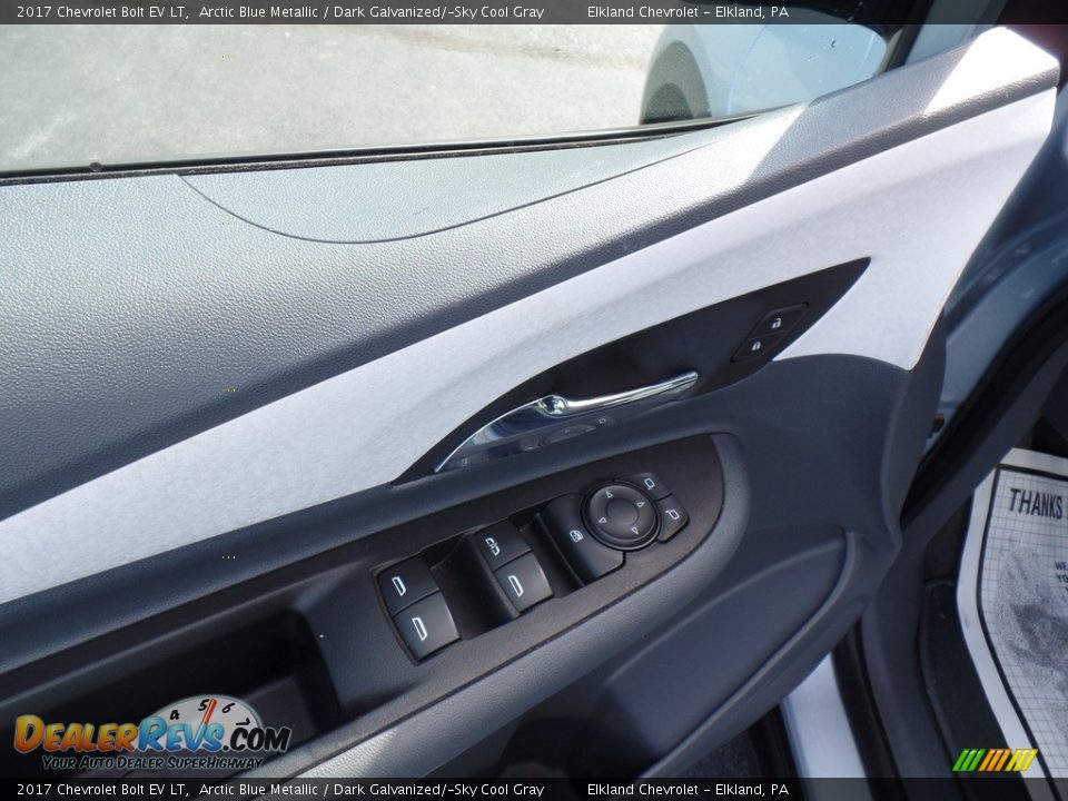 2017 Chevrolet Bolt EV LT Arctic Blue Metallic / Dark Galvanized/­Sky Cool Gray Photo #15