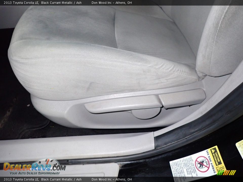 2013 Toyota Corolla LE Black Currant Metallic / Ash Photo #17