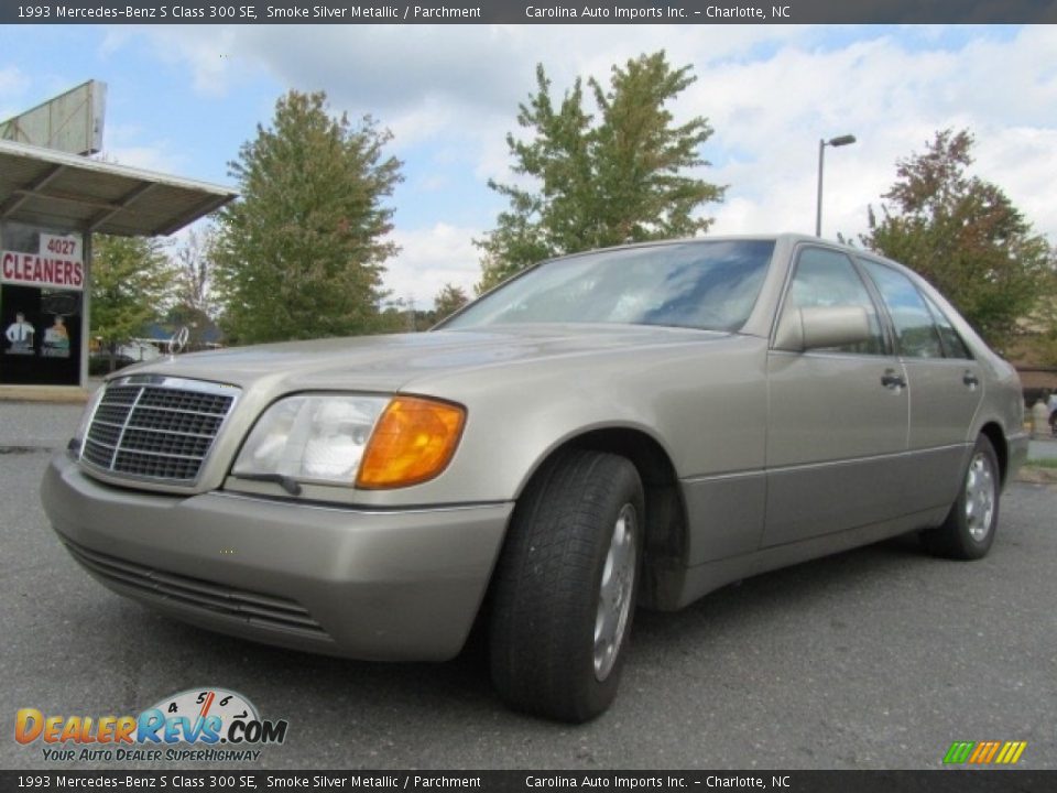 1993 Mercedes-Benz S Class 300 SE Smoke Silver Metallic / Parchment Photo #6