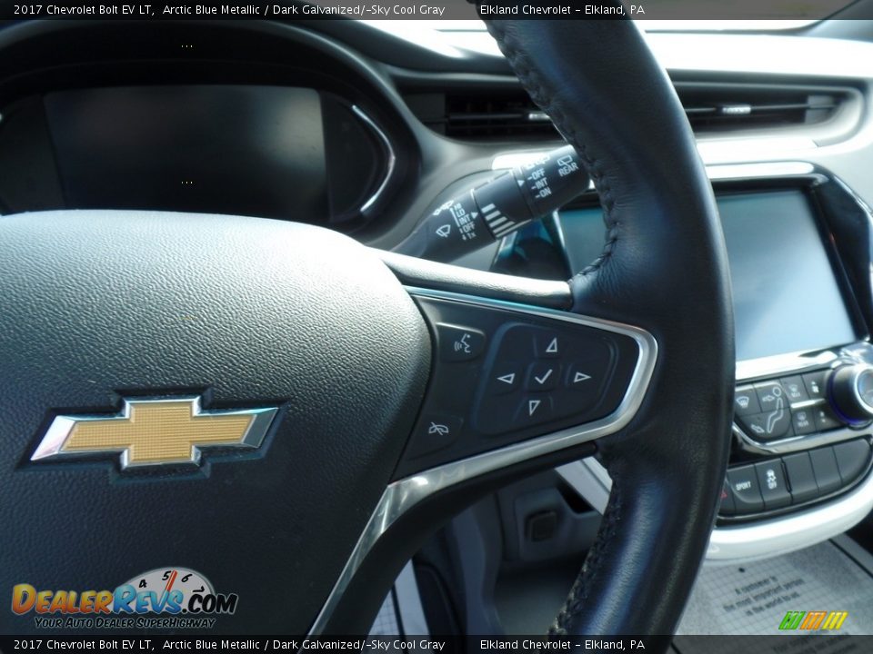 2017 Chevrolet Bolt EV LT Arctic Blue Metallic / Dark Galvanized/­Sky Cool Gray Photo #19