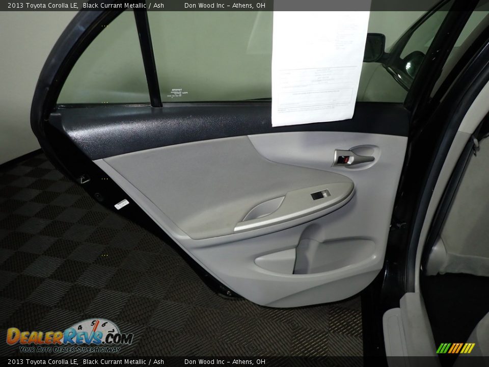 2013 Toyota Corolla LE Black Currant Metallic / Ash Photo #20