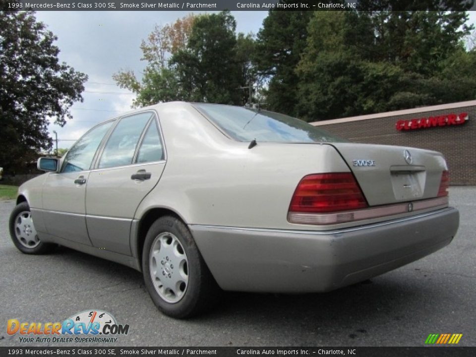 1993 Mercedes-Benz S Class 300 SE Smoke Silver Metallic / Parchment Photo #8