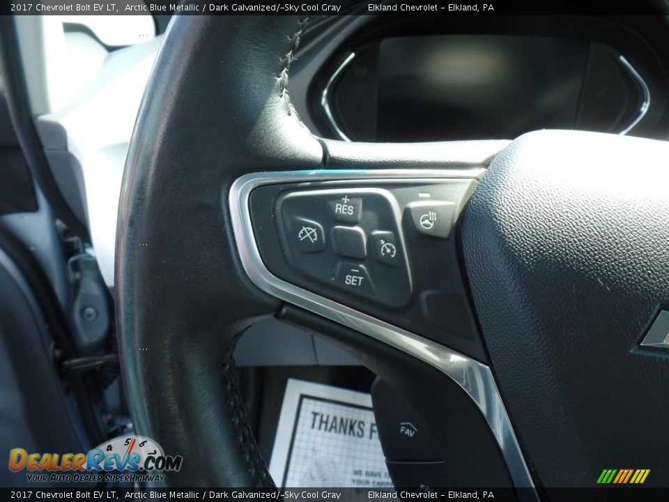 2017 Chevrolet Bolt EV LT Arctic Blue Metallic / Dark Galvanized/­Sky Cool Gray Photo #20