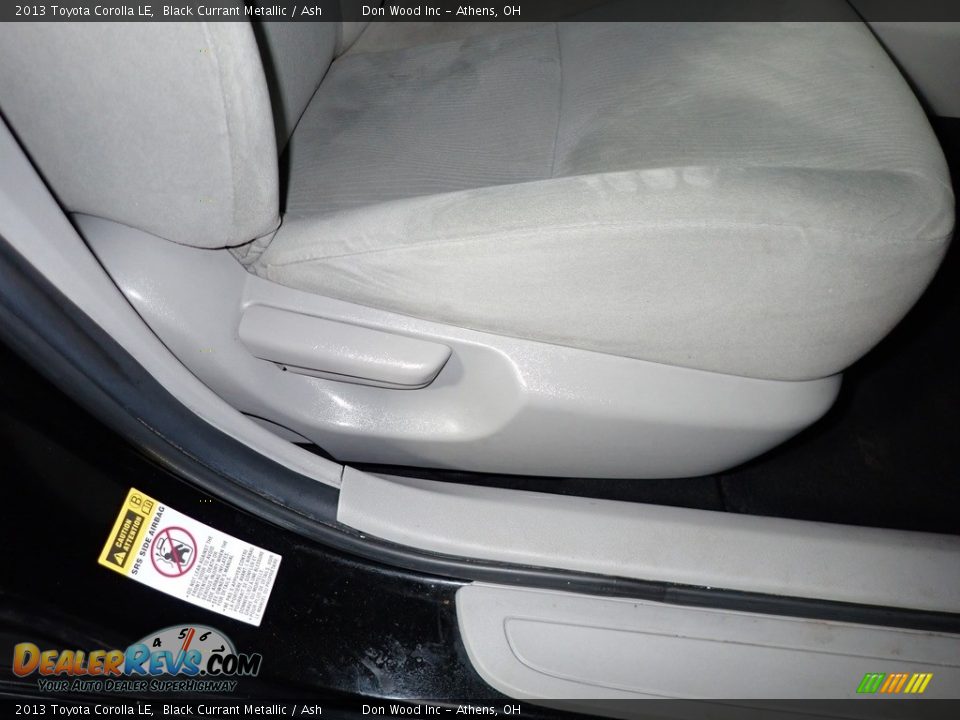 2013 Toyota Corolla LE Black Currant Metallic / Ash Photo #25