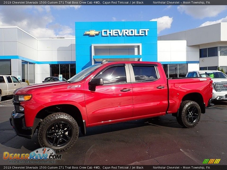 2019 Chevrolet Silverado 1500 Custom Z71 Trail Boss Crew Cab 4WD Cajun Red Tintcoat / Jet Black Photo #1