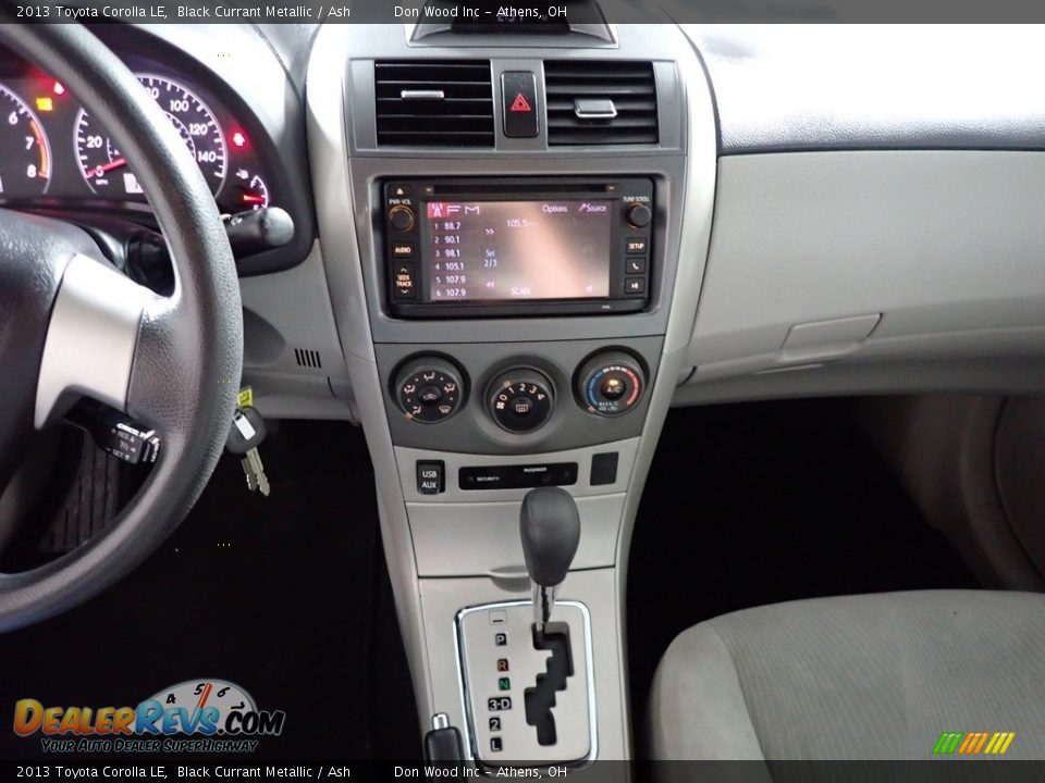 2013 Toyota Corolla LE Black Currant Metallic / Ash Photo #30