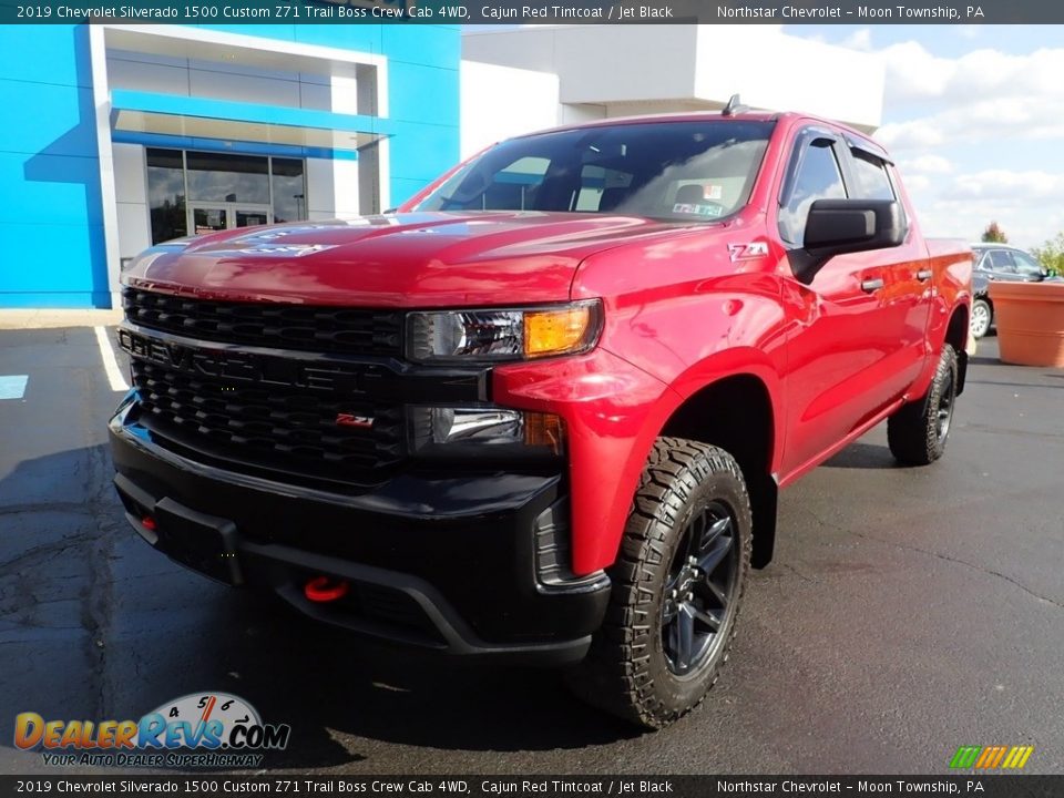 2019 Chevrolet Silverado 1500 Custom Z71 Trail Boss Crew Cab 4WD Cajun Red Tintcoat / Jet Black Photo #2