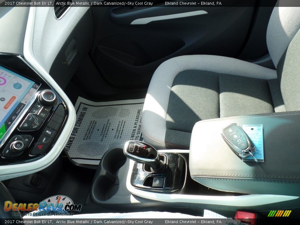 2017 Chevrolet Bolt EV LT Arctic Blue Metallic / Dark Galvanized/­Sky Cool Gray Photo #31