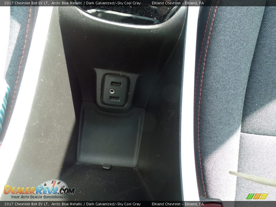 2017 Chevrolet Bolt EV LT Arctic Blue Metallic / Dark Galvanized/­Sky Cool Gray Photo #32