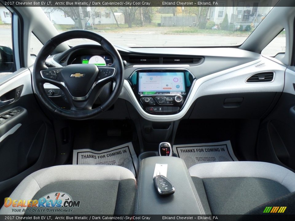 2017 Chevrolet Bolt EV LT Arctic Blue Metallic / Dark Galvanized/­Sky Cool Gray Photo #33
