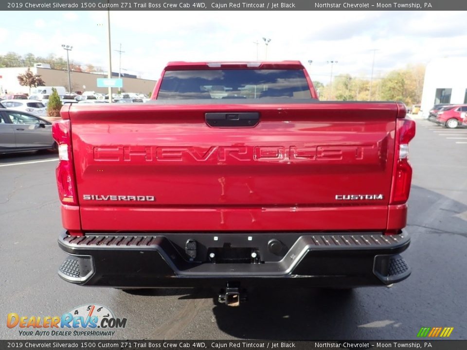 2019 Chevrolet Silverado 1500 Custom Z71 Trail Boss Crew Cab 4WD Cajun Red Tintcoat / Jet Black Photo #6