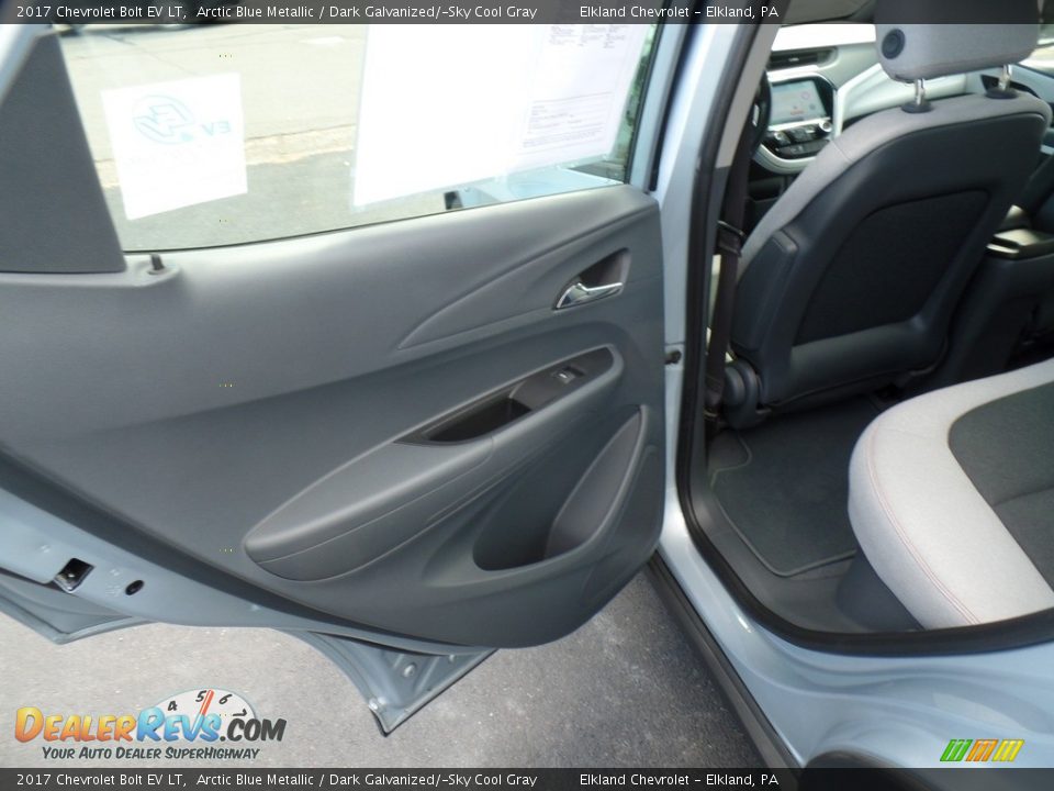 2017 Chevrolet Bolt EV LT Arctic Blue Metallic / Dark Galvanized/­Sky Cool Gray Photo #34