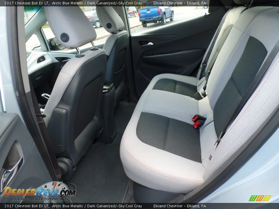 2017 Chevrolet Bolt EV LT Arctic Blue Metallic / Dark Galvanized/­Sky Cool Gray Photo #35
