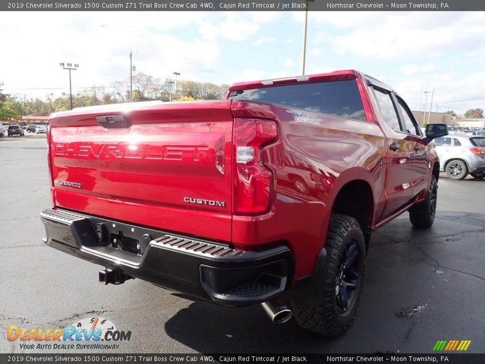 2019 Chevrolet Silverado 1500 Custom Z71 Trail Boss Crew Cab 4WD Cajun Red Tintcoat / Jet Black Photo #7