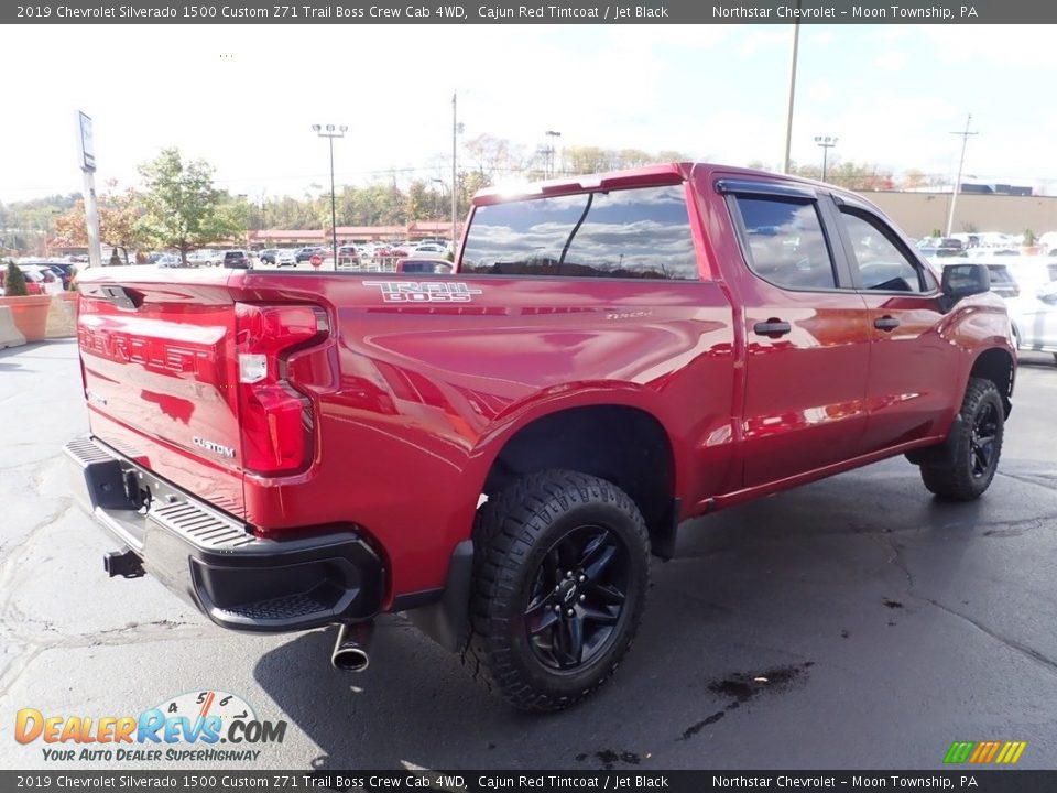 2019 Chevrolet Silverado 1500 Custom Z71 Trail Boss Crew Cab 4WD Cajun Red Tintcoat / Jet Black Photo #8