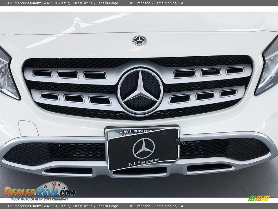 2018 Mercedes-Benz GLA 250 4Matic Cirrus White / Sahara Beige Photo #30