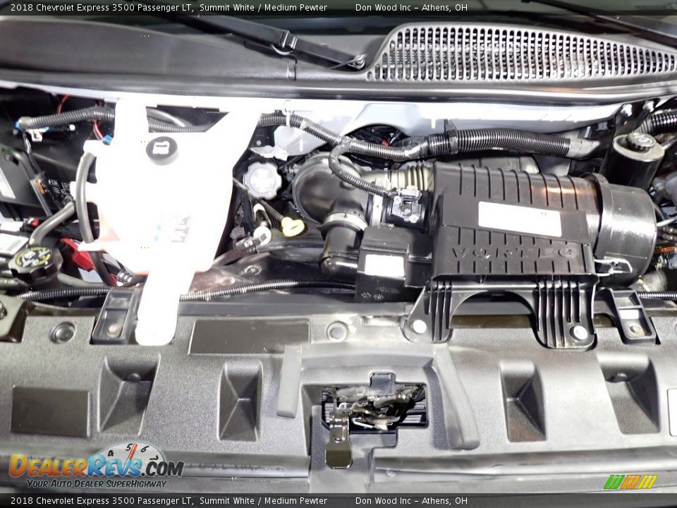 2018 Chevrolet Express 3500 Passenger LT 6.0 Liter FlexFuel OHV 16-Valve Vortec V8 Engine Photo #5