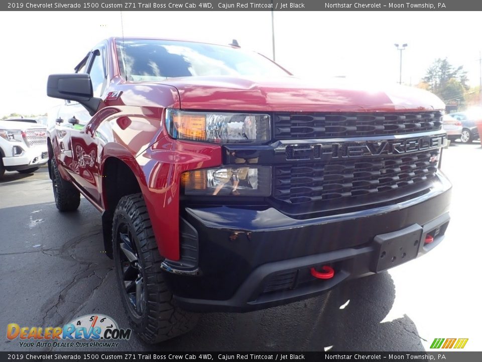 2019 Chevrolet Silverado 1500 Custom Z71 Trail Boss Crew Cab 4WD Cajun Red Tintcoat / Jet Black Photo #11