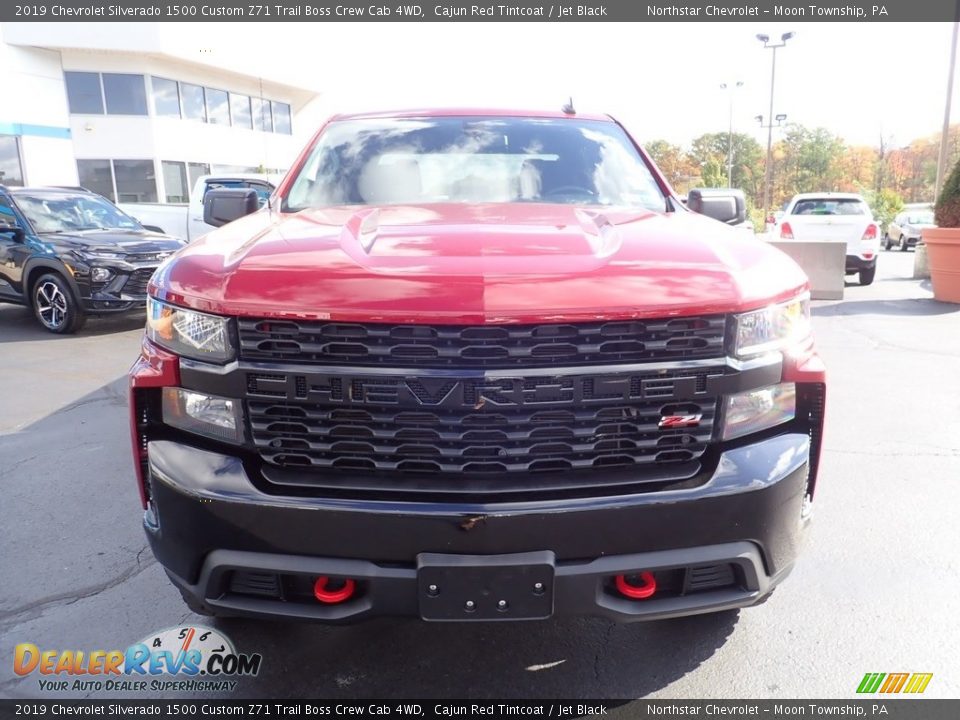 2019 Chevrolet Silverado 1500 Custom Z71 Trail Boss Crew Cab 4WD Cajun Red Tintcoat / Jet Black Photo #12