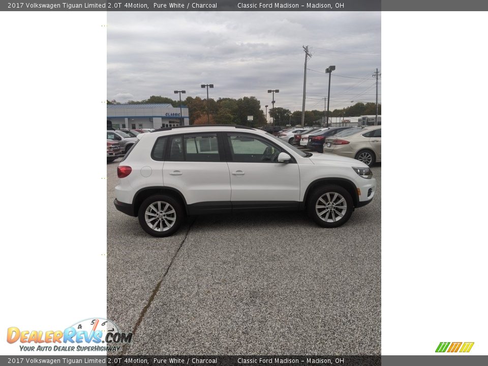2017 Volkswagen Tiguan Limited 2.0T 4Motion Pure White / Charcoal Photo #4