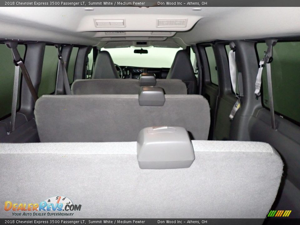 Rear Seat of 2018 Chevrolet Express 3500 Passenger LT Photo #12