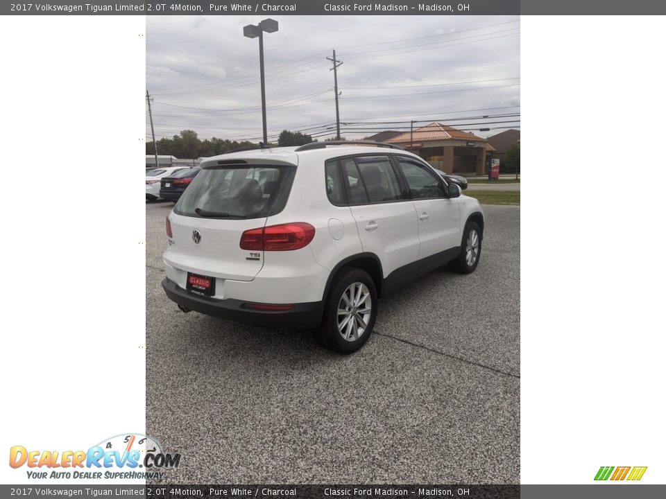 2017 Volkswagen Tiguan Limited 2.0T 4Motion Pure White / Charcoal Photo #5