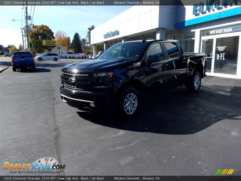 2020 Chevrolet Silverado 1500 RST Crew Cab 4x4 Black / Jet Black Photo #1