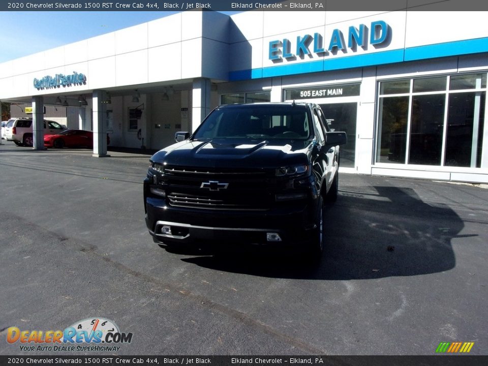 2020 Chevrolet Silverado 1500 RST Crew Cab 4x4 Black / Jet Black Photo #3