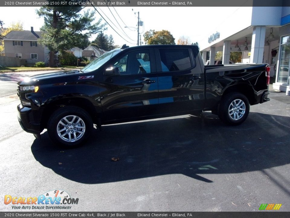 2020 Chevrolet Silverado 1500 RST Crew Cab 4x4 Black / Jet Black Photo #4