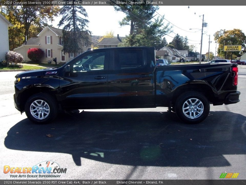 2020 Chevrolet Silverado 1500 RST Crew Cab 4x4 Black / Jet Black Photo #5