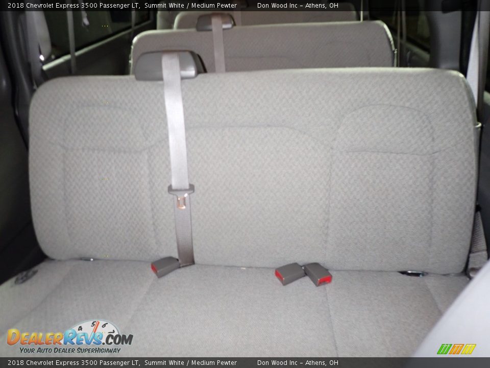 Rear Seat of 2018 Chevrolet Express 3500 Passenger LT Photo #18
