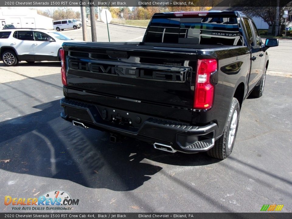 2020 Chevrolet Silverado 1500 RST Crew Cab 4x4 Black / Jet Black Photo #7