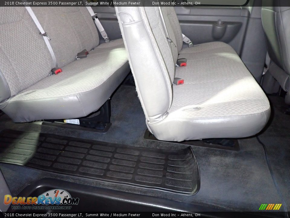 Rear Seat of 2018 Chevrolet Express 3500 Passenger LT Photo #20