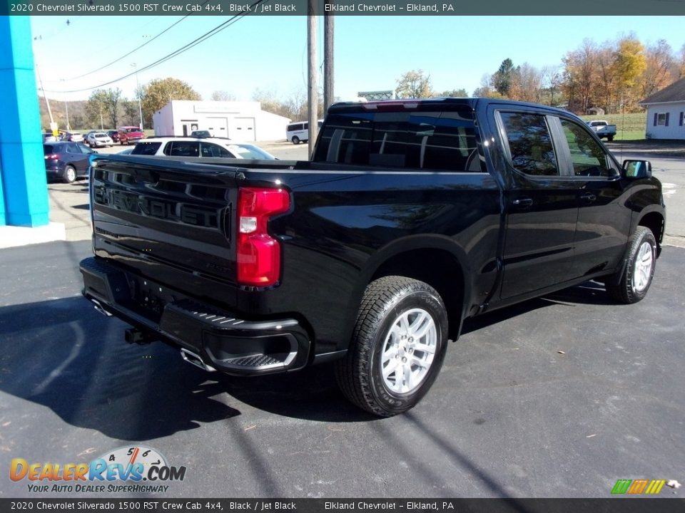 2020 Chevrolet Silverado 1500 RST Crew Cab 4x4 Black / Jet Black Photo #10