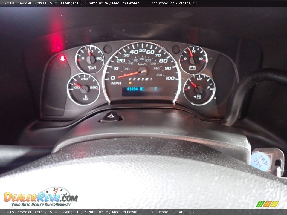 2018 Chevrolet Express 3500 Passenger LT Gauges Photo #24