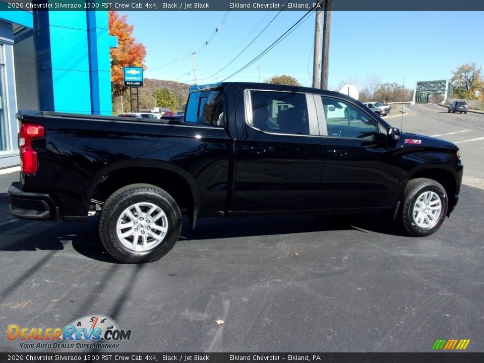 2020 Chevrolet Silverado 1500 RST Crew Cab 4x4 Black / Jet Black Photo #11
