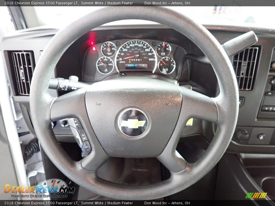 2018 Chevrolet Express 3500 Passenger LT Steering Wheel Photo #26