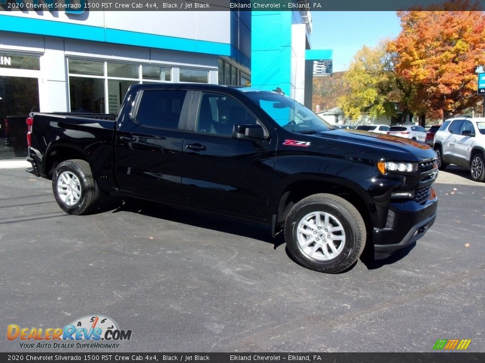 2020 Chevrolet Silverado 1500 RST Crew Cab 4x4 Black / Jet Black Photo #13