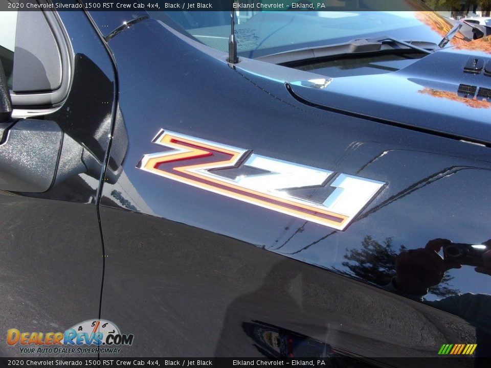 2020 Chevrolet Silverado 1500 RST Crew Cab 4x4 Black / Jet Black Photo #14