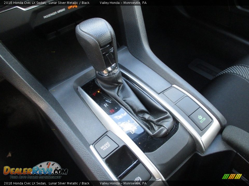 2018 Honda Civic LX Sedan Lunar Silver Metallic / Black Photo #15