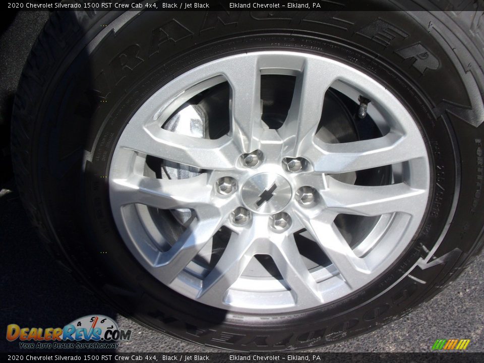 2020 Chevrolet Silverado 1500 RST Crew Cab 4x4 Black / Jet Black Photo #16
