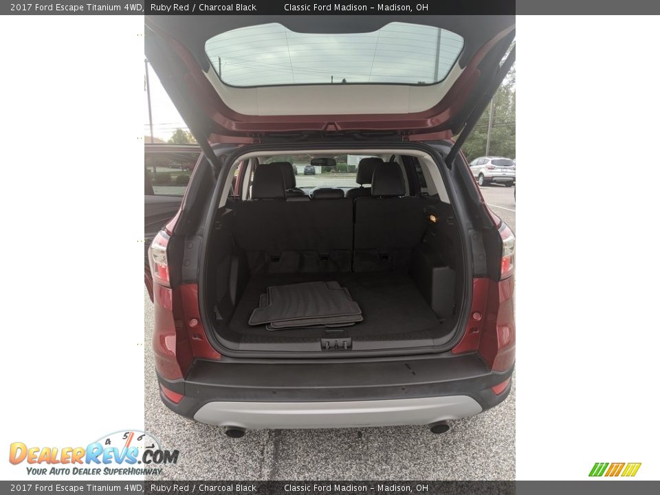 2017 Ford Escape Titanium 4WD Ruby Red / Charcoal Black Photo #14