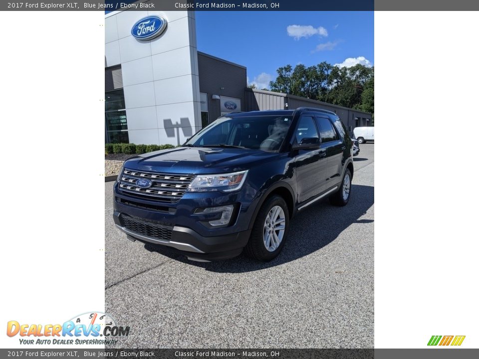 2017 Ford Explorer XLT Blue Jeans / Ebony Black Photo #1
