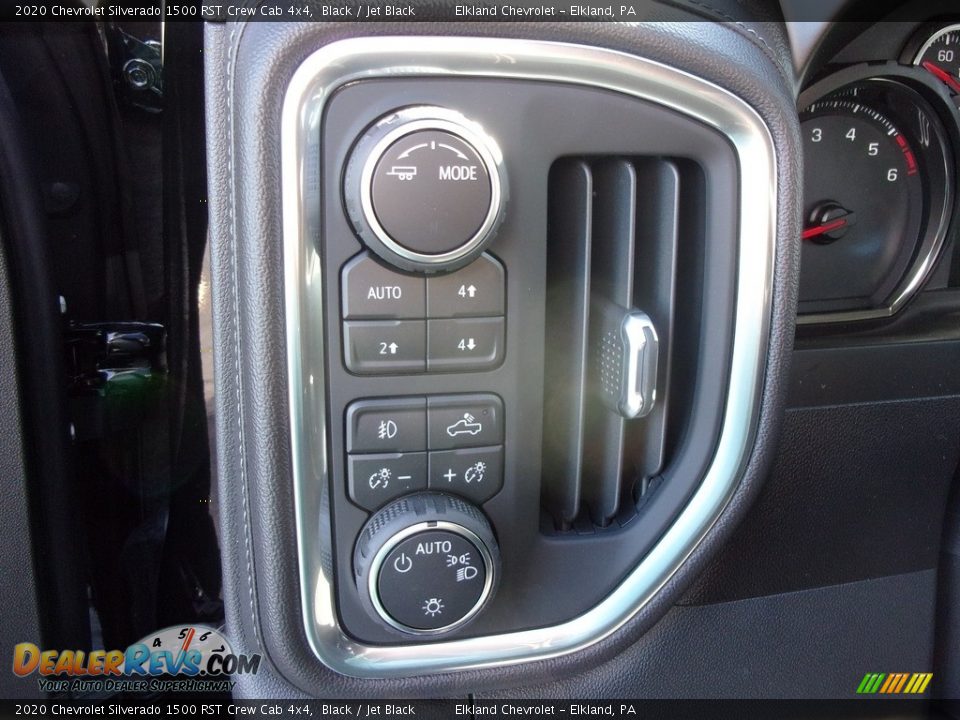 2020 Chevrolet Silverado 1500 RST Crew Cab 4x4 Black / Jet Black Photo #22