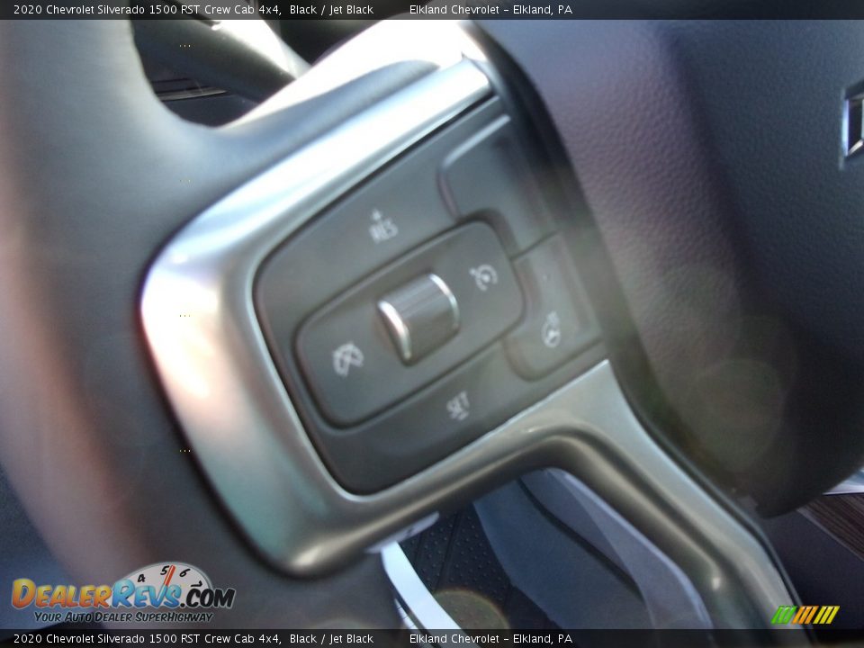 2020 Chevrolet Silverado 1500 RST Crew Cab 4x4 Black / Jet Black Photo #23